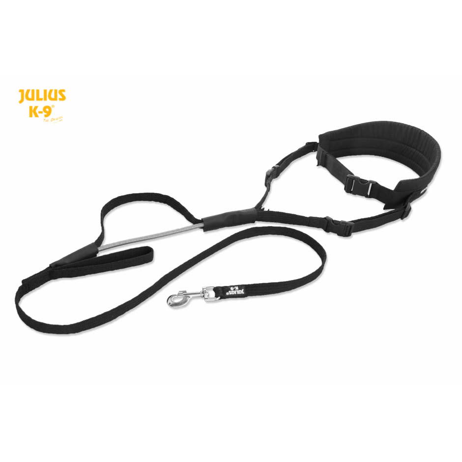NEUHEIT 100% Handsfree Jogging Hundeleine Mit Bauchgurt & Tasche   Patentierter Einziehmechanismus Gre L