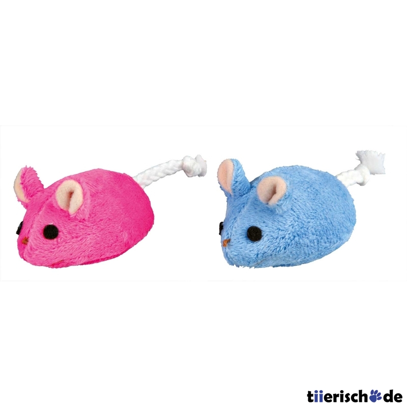 DHSBGWSX 6er-Set Plüschmäuse - Katzenpielzeug Mit Langem Schwanz Für Indoor-Spiele